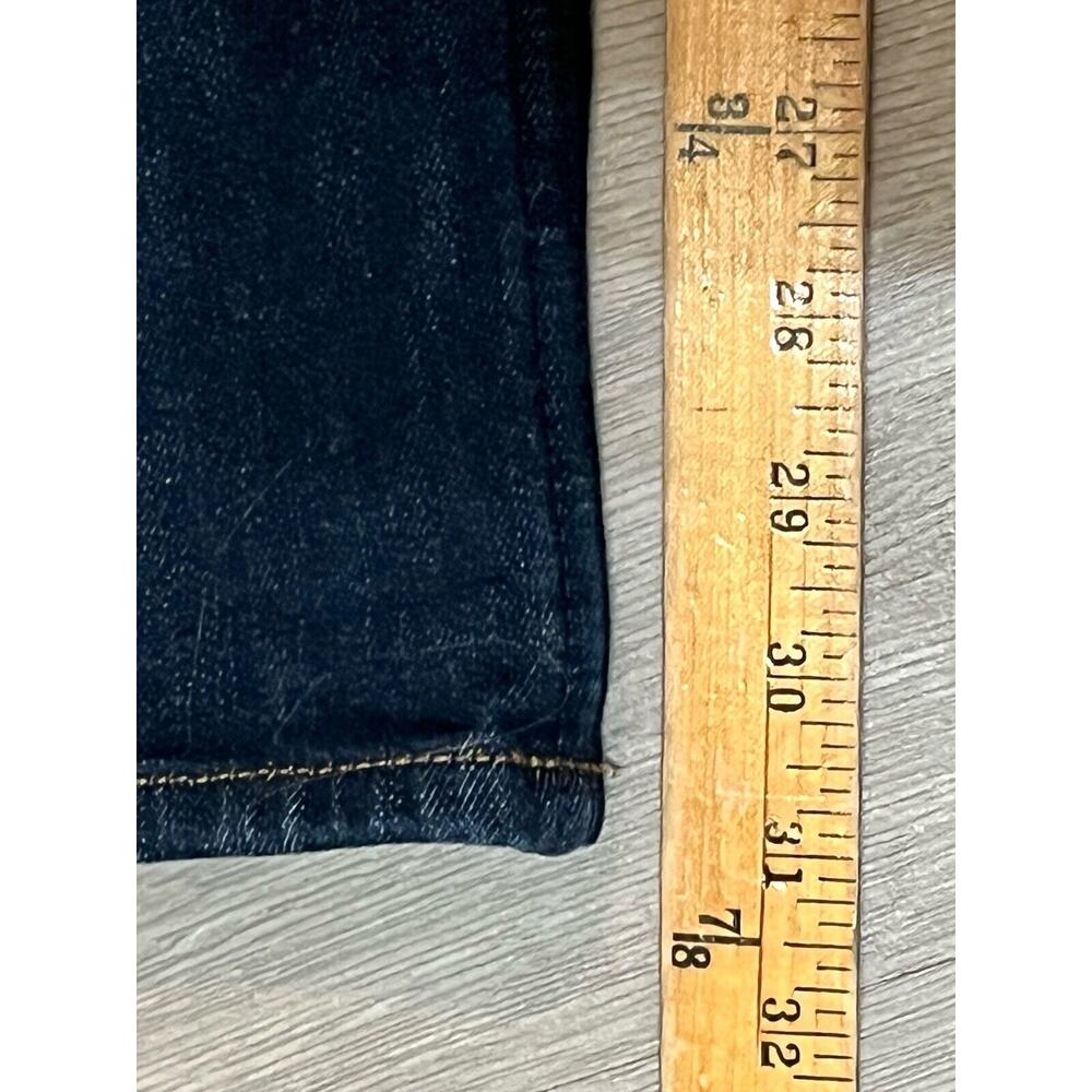Carhartt Jeans Women's 12 Regular Straight Leg Pockets Denim Fleece Lined EUC - Picture 6 of 11